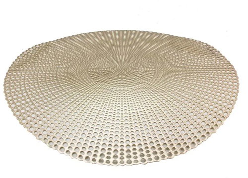 HIT Round Placemat 40cm, Gold/Black Main image HIT Round Placemat 40cm, Gold/Black - Placemat - Main image