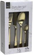 HIT Cutlery Set, 16 pcs, Gold - Cutlery Set