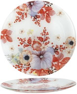 HIT talíř dezertní 15 cm, sklo, květiny - Plate