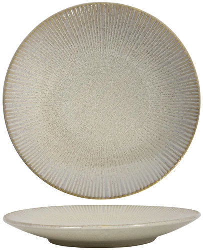 HIT talíř jídelní 27 cm Linie Oceán, keramika, béžový - Plate - Main image