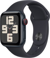 Apple Watch SE Cellular 40mm Midnight Aluminium Case with Midnight Sport Band - M/L - Okosóra