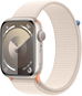 Apple Watch Series 9 45mm Starlight Aluminium Case with Starlight Sport Loop - Okosóra