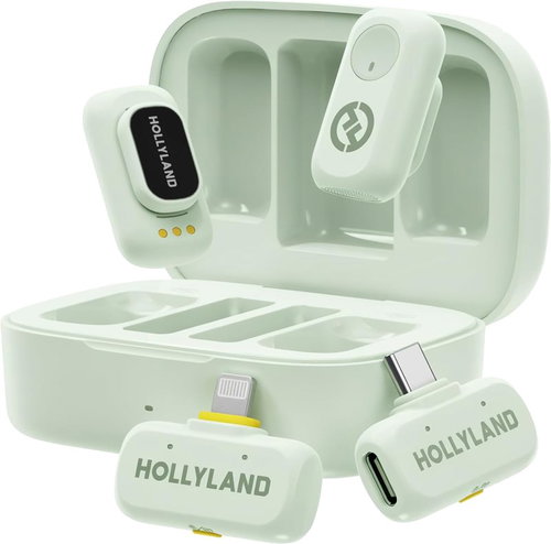 Hollyland LARK A1 Combo Mint Green - Microphone - Main image