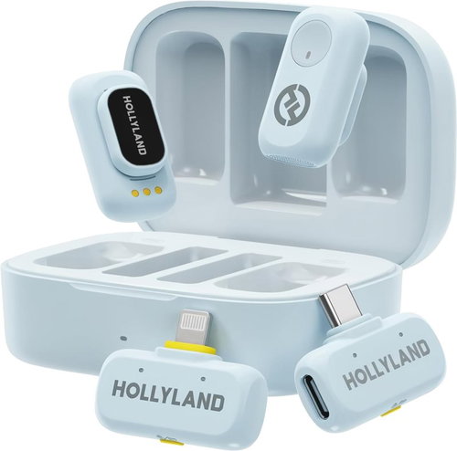 Hollyland LARK A1 Combo Sky Blue - Microphone - Main image