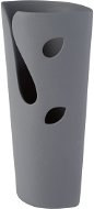 by inspire Vase 'Hole' (15,5x9x32,5cm), Grey - Vase