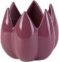 by inspire Decoration "Bud" - Vase / Flowerpot (13,8x13,8x12cm), Purple - Vase