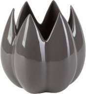 by inspire Decoration "Bud" - Vase / Flowerpot (20x20x19cm), Grey - Vase