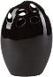 by inspire Vase "Egg Holes" (15x8,5x21,5cm), Black - Vase