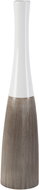 by inspire Vase "Tower" (4x8,5x40cm), White - Vase