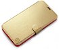 Mobiwear flip pro Apple iPhone 14 Pro - Gold&Orange - Pouzdro na mobil
