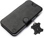 Mobiwear kožené flip na Apple iPhone 14 Pro – Čierne - Puzdro na mobil