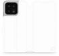 Mobiwear flip pro Xiaomi 13 - White&Orange - Pouzdro na mobil