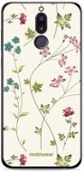 Mobiwear Glossy lesklý pro Huawei Mate 10 Lite - G035G - Tenké rostlinky s květy - Phone Cover