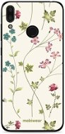 Mobiwear Glossy lesklý na Huawei Y7 2019 - G035G - Tenké rastlinky s kvetmi - Kryt na mobil