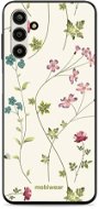 Mobiwear Glossy lesklý pro Samsung Galaxy A13 5G - G035G - Tenké rostlinky s květy - Phone Cover