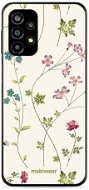 Kryt na mobil Mobiwear Glossy lesklý na Samsung Galaxy A23/A23 5G – G035G – Tenké rastlinky s kvetmi - Kryt na mobil