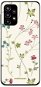 Phone Cover Mobiwear Glossy lesklý pro Samsung Galaxy A23 / A23 5G - G035G - Tenké rostlinky s květy - Kryt na mobil