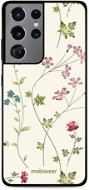 Mobiwear Glossy lesklý na Samsung Galaxy S21 Ultra - G035G - Tenké rastlinky s kvetmi - Kryt na mobil