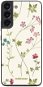 Mobiwear Glossy lesklý pro Samsung Galaxy S22 Plus - G035G - Tenké rostlinky s květy - Phone Cover