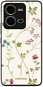 Mobiwear Glossy lesklý pro Vivo X80 Lite - G035G - Tenké rostlinky s květy - Phone Cover