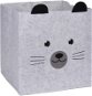 Úložný box H&L filcový box Kočka, bílý - Úložný box