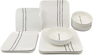 By Inspire Carré Grafico, 12 pcs - Dish Set