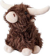 H&L Dark brown faux fur door stop Jak 30 × 22cm - Doorstop