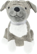 H&L Beige textile door stop Dog 27 cm - Doorstop