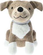 H&L Brown fabric dog door stop 27cm - Doorstop