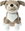 Brown fabric dog door stop 27cm