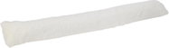 H&L White Faux Fur Draught Excluder for Windows 90 × 12 cm - Doorstop