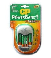 Set GP PowerBank 3 - nabíječka + AA akumulátory 4 ks 1800mAh NiMH - -