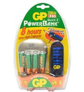 Rychlonabíječka GP Power Bank Quick 3 + 4 ks AA NiMH 2300mAh + set šroubováků - -