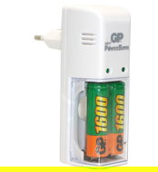 Nabíječka GP mini Power Bank + 2 ks AA NiMH 1600mAh - -