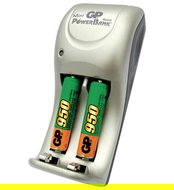 Nabíječka GP mini Power Bank Quick + 2 ks AAA NiMH 950mAh - -
