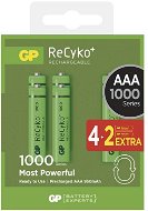 GP ReCyko 1000 (AAA) 4+2ks - Rechargeable Battery