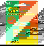 GP akumulátory AAA mikrotužkové NiMH 950mAh 2 ks + 1ks 750mAh - -