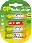  GP HR6 (AA), 4 + 1 Blister  - Rechargeable Battery