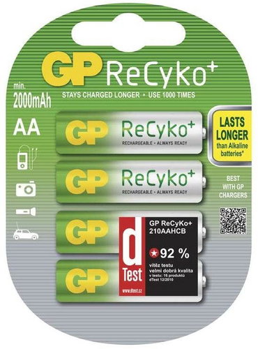 GP HR6 (AA), 4 db bliszter - Tölthető elem - Fő fotó
