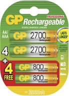 GP HR6 (AA), 4+4pcs blister - Rechargeable Battery