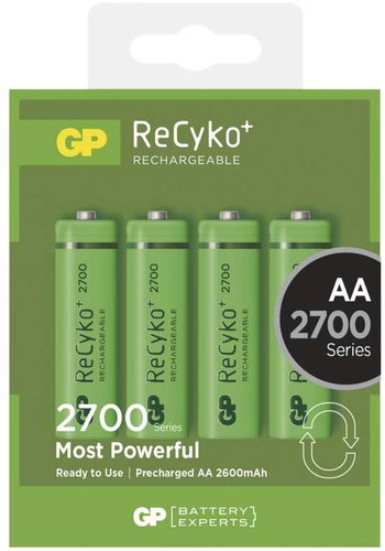 GP ReCyko 2700 (AA) 4ks - Rechargeable Battery - Main image