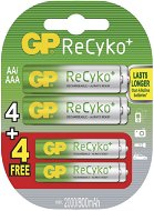 GP ReCyko HR6 (AA), 4+4 pcs - Rechargeable Battery