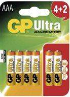 Jednorázová baterie GP Ultra Alkaline LR03 (AAA) 4+2ks v blistru - Jednorázová baterie