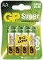 GP Super Alkaline LR6 (AA) 6 + 2pcs in blister pack - Disposable Battery