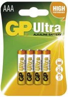 GP Ultra Alkaline LR03 (AAA) 4 db elem - Eldobható elem
