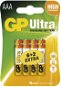 Jednorázová baterie GP Ultra Alkaline LR03 (AAA) 6+2ks v blistru - Jednorázová baterie