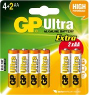 GP Ultra LR6 (AA) 4 + 2 db bliszter - Eldobható elem