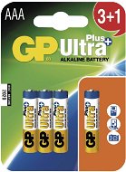 GP Ultra Plus LR03 (AAA) 3 + 1db ajándék - Eldobható elem
