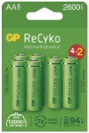 Nabíjateľná batéria GP ReCyko 2700 AA (HR6), 6 ks - Nabíjecí baterie