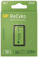 GP ReCyko 200 (9 V), 1 ks - Nabíjateľná batéria